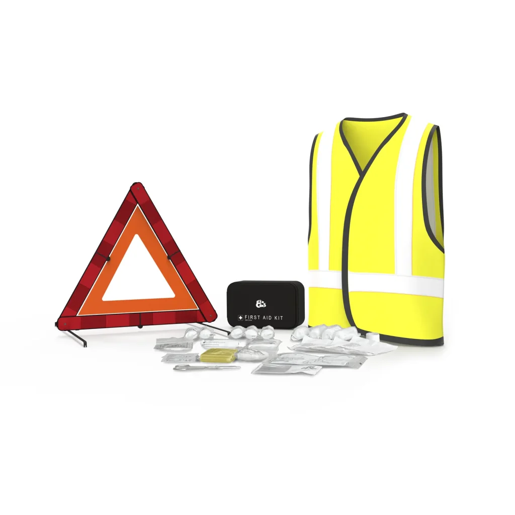 Kit di primo soccorso e sicurezza stradale